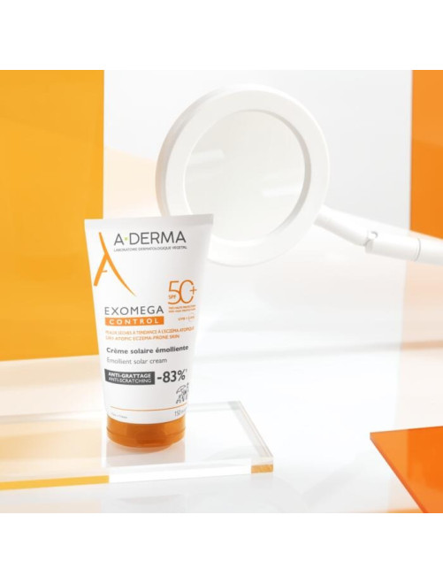 EXOMEGA Protector solar emoliente SPF50+