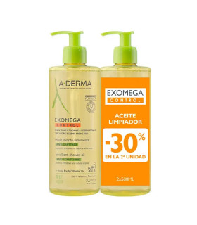 EXOMEGA CONTROL Duplo Aceite limpiador emoliente anti-picor
