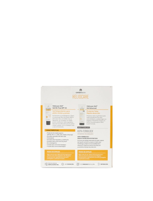Pack Gel Oil - Free SPF 50 Heliocare 360 Regalo Advanced Gel