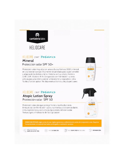 Heliocare Pack 360 Pediatrics SPF50+ | Cantabria Labs