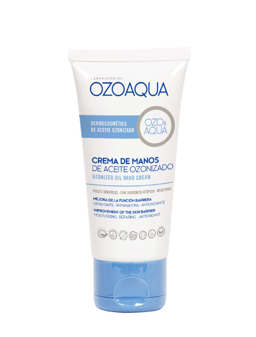 Crema de manos de aceite ozonizado